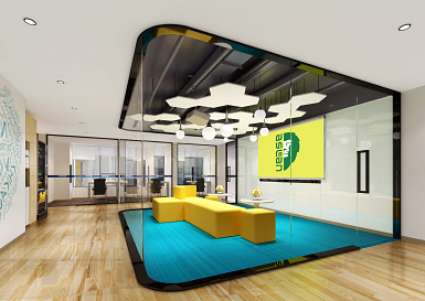 新航道培训机构室内设计-丽柏