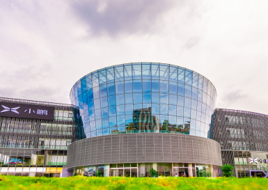 小鹏汽车广州办公楼装修实景