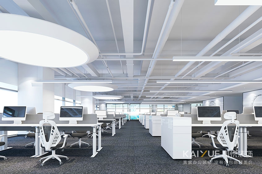 办公室设计装修办公区效果