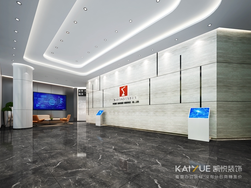 办公室装修大堂效果