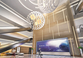 汇桔网办公大楼设计装修