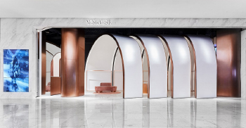 如山般的弧面构成空间-办公室设计公司分享其设计