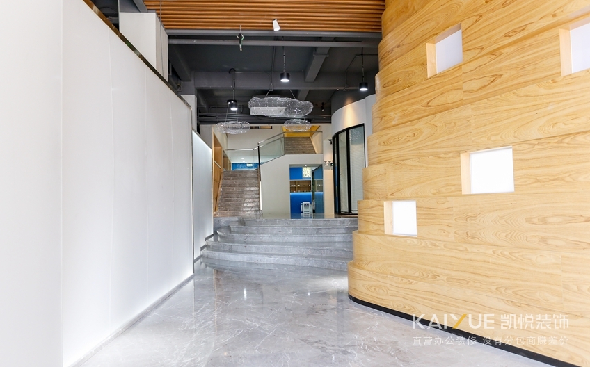 信源物流办公室装修实景图