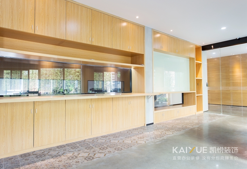 信源物流办公室装修实景图