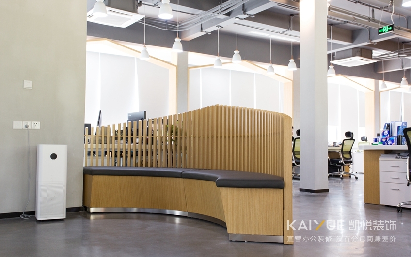 信源物流办公室装修实景图