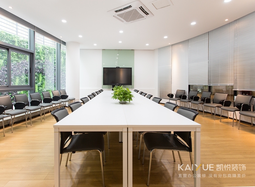 信源物流办公室装修实景图