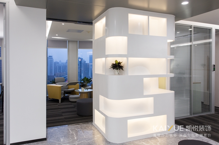 天泰办公室装修实景图