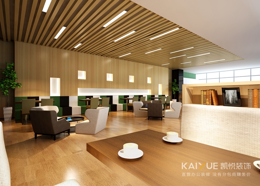 达安基因办公室装修效果