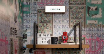 这个办公室的设计有浓浓的时代味道