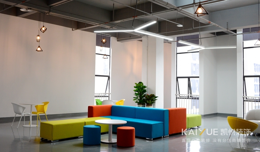 小鹏汽车办公室装修实景图