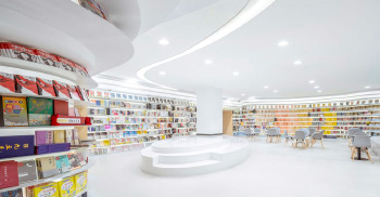 超全钟书阁实景-办公室设计公司前来分享