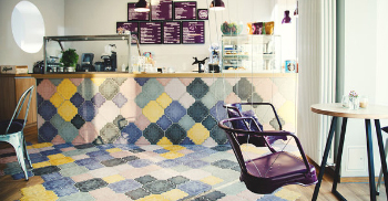 有没有在办公室装修里见过这种复古紫风格