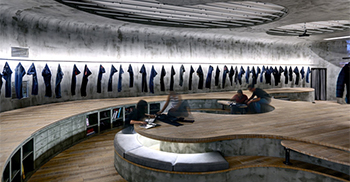 艺术飞舞-充满曲线感的办公室设计