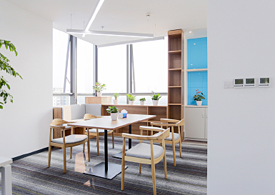 城市缩影-瀚阳轨道办公室装修实景图