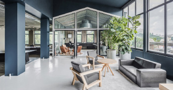 充满艺术般的办公室装饰-你好奇吗