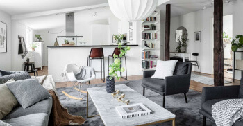 北欧风清新阁楼装修，为你增添情调_广州办公楼装修公司