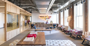 以互动交流为主题的办公室设计，你想聊天上班嘛？