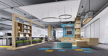 签约骏伯网络办公室装饰工程