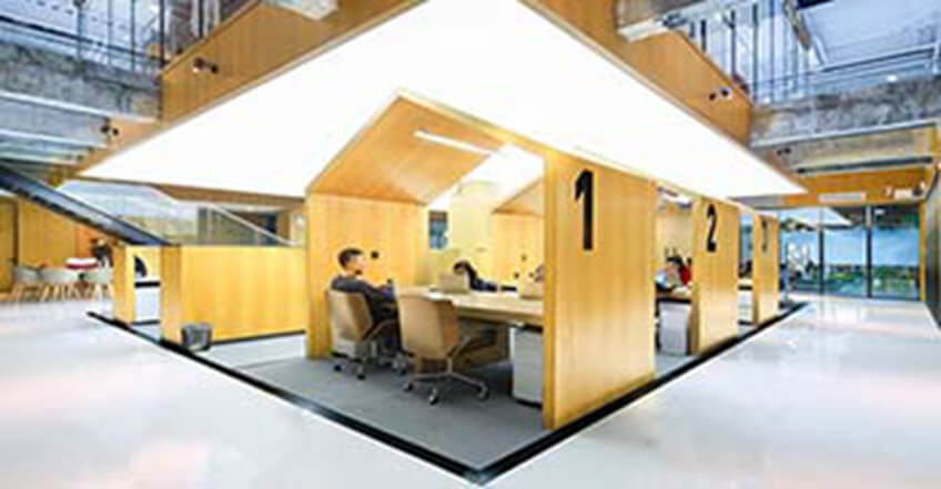 旧厂改造未来办公室装饰装修空间