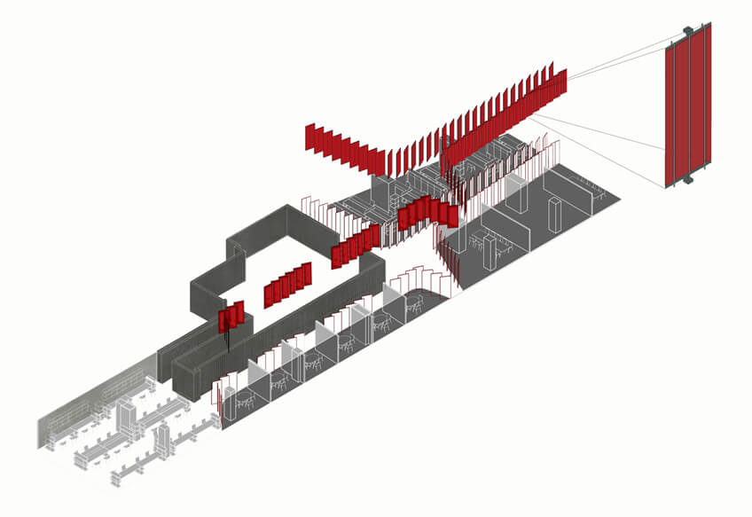 3D办公装修模型图