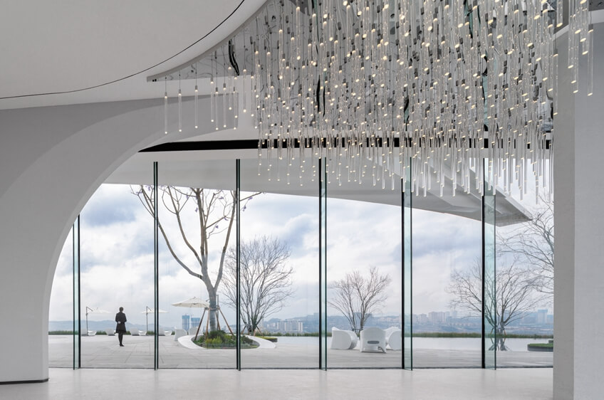 办公楼装修设计 户外景色