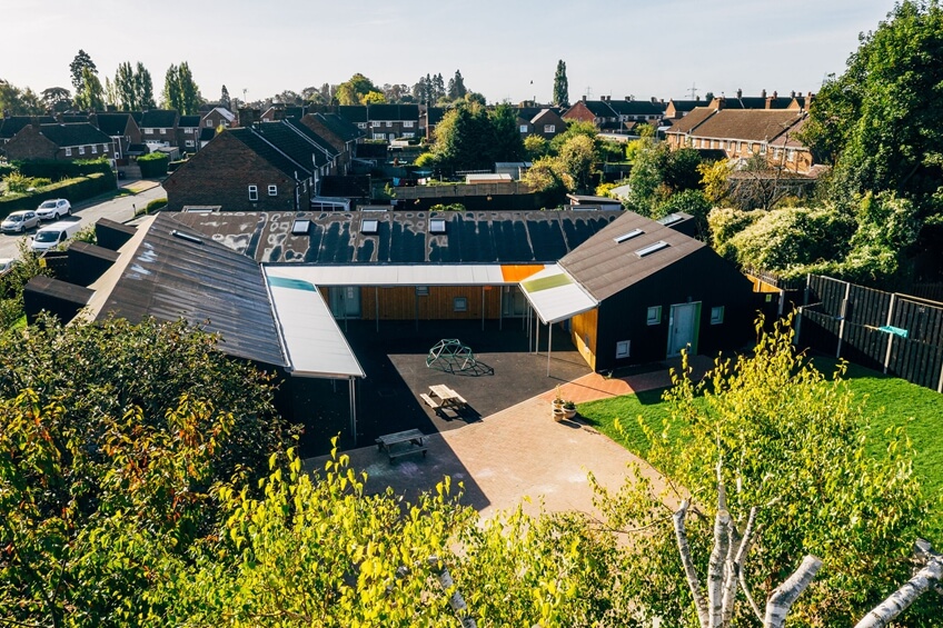 广州办公室装修 外景俯视