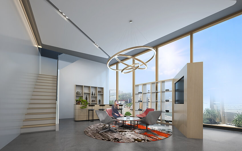 办公设计装饰工程 展厅