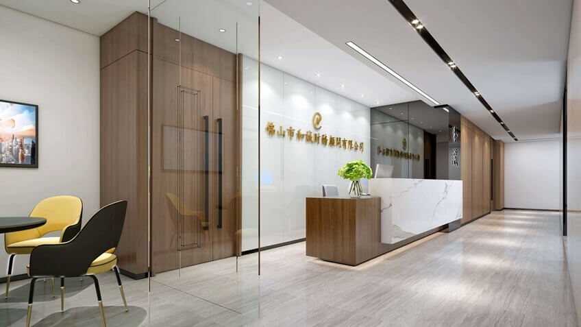 和诚财务 办公室前厅
