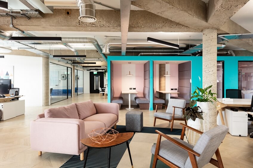 装修办公室公司 休闲区