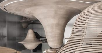 办公装修公司以山水云打造生态自然空间