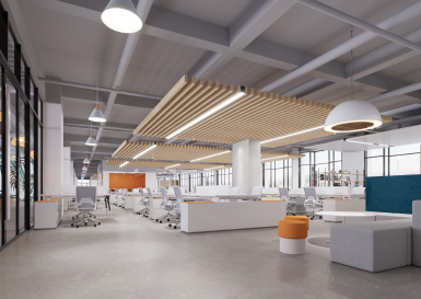 深圳拓邦办公楼装修设计工程-惠州二期