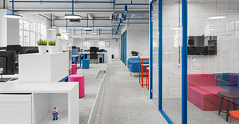 见过娱乐与办公相互融合的办公装修设计吗