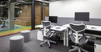 装修设计办公室营造出运动氛围