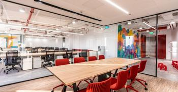 公司办公室装修以截然不同-创意设计风格呈现