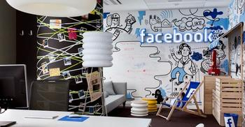 办公装修设计打造动漫图形创意脸谱