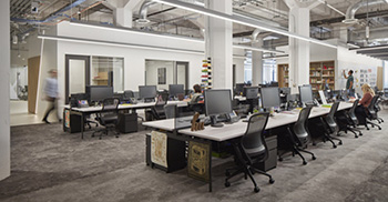 如何将办公室背景墙设计好_不妨尝试壁纸会更好