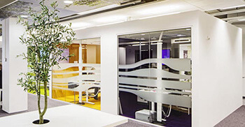 装修设计办公室塑造充满绿色的空间设计