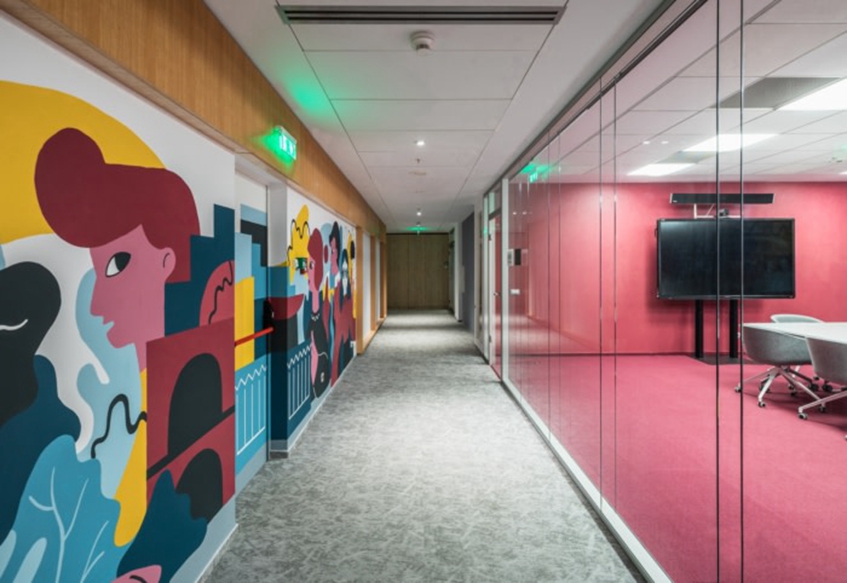 中型办公室装修设计