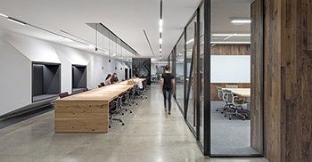 优雅工业风办公室空间设计-还带点神秘色彩