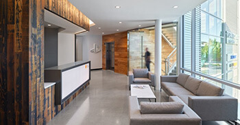 办公室装饰设计混凝土艺术性创作