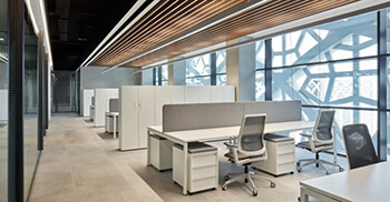 高层办公室装修创新设计生态功能空间