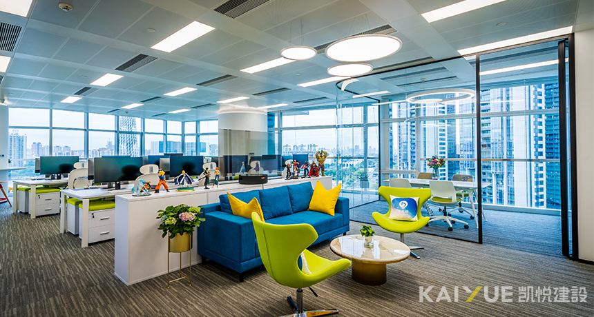办公室装修实景图