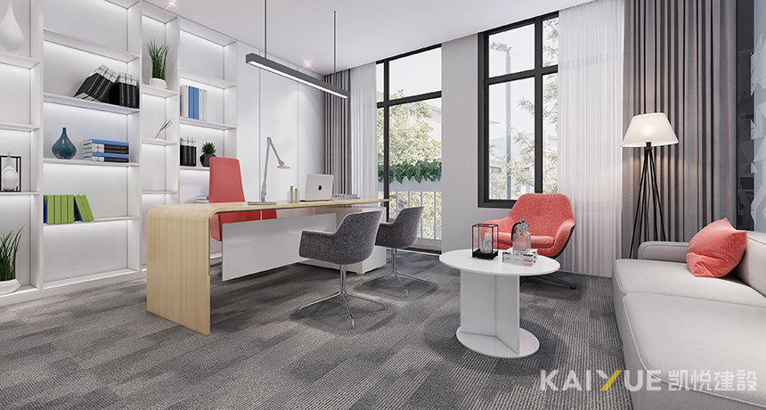 直播平台办公楼装修