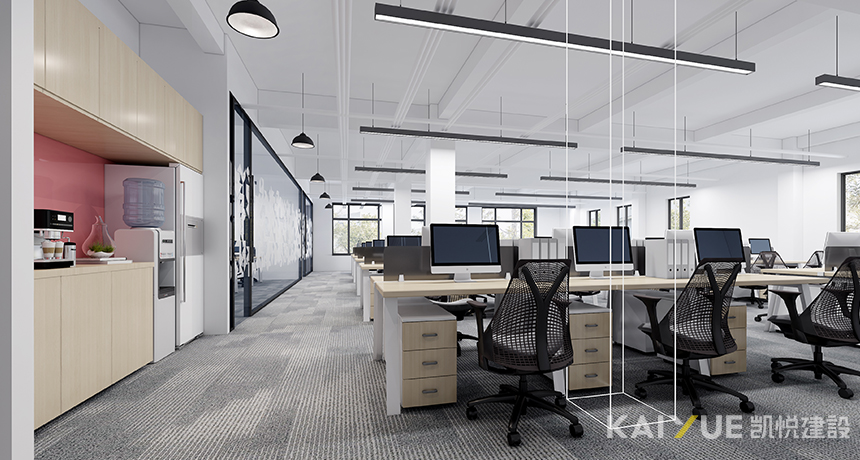 直播平台办公楼装修