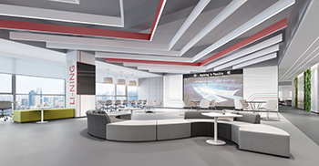 点亮“李宁红”丨签约李宁体育办公室设计装修工程