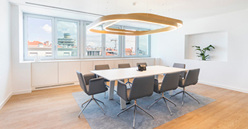 “绿色”是这个办公室设计装修的初衷