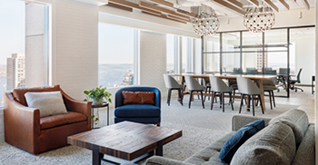 办公室设计：同频体现员工的勤奋协作和空间的热情舒适