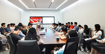 凯悦建设2021年度10月份全体员工会议在广州总部办公室召开