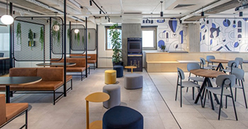 办公室装修提供舒适的视觉体验 为空间注入青春活力