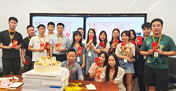 祝福丨凯悦建设员工生日会公司举行